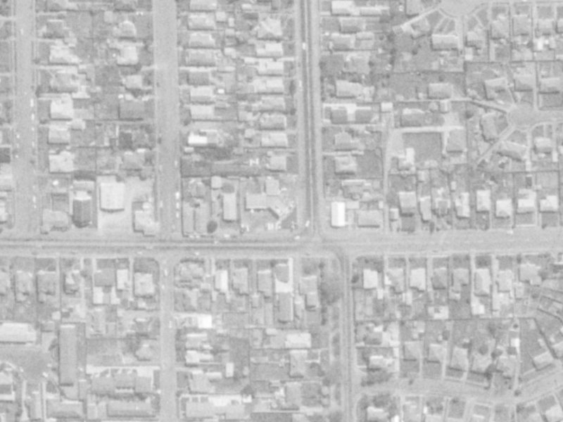 3 North Parade from the air, 1975-1979