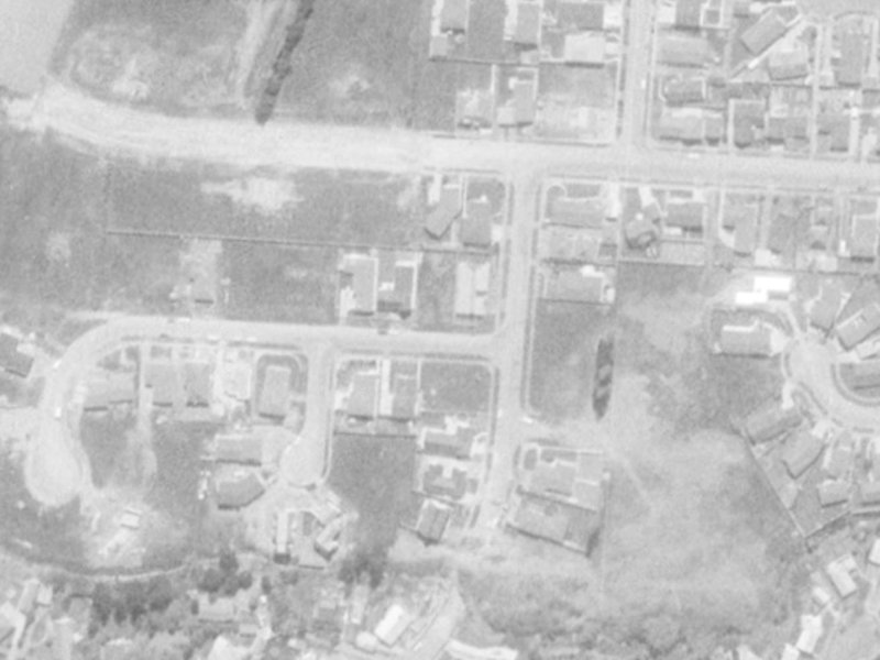 4 Highland Place from the air, 1975-1979