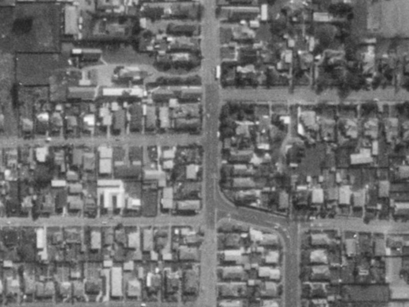 63 Springfield Road from the air, 1975-1979