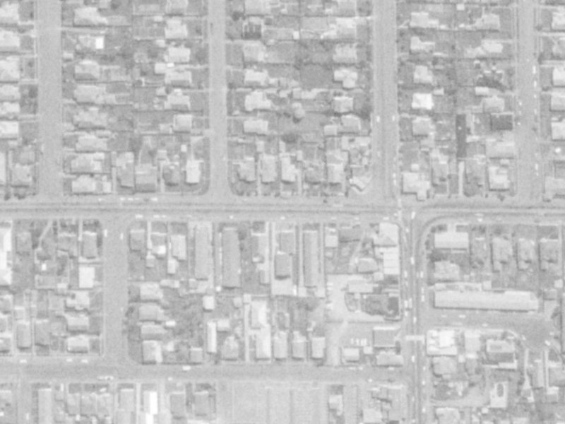52 North Avon Road from the air, 1975-1979