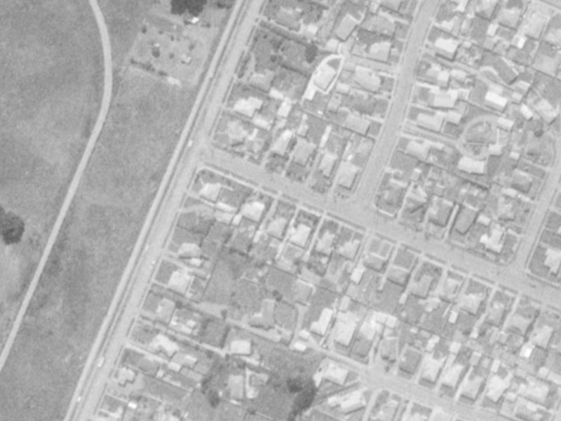 67 Bentley Street from the air, 1975-1979