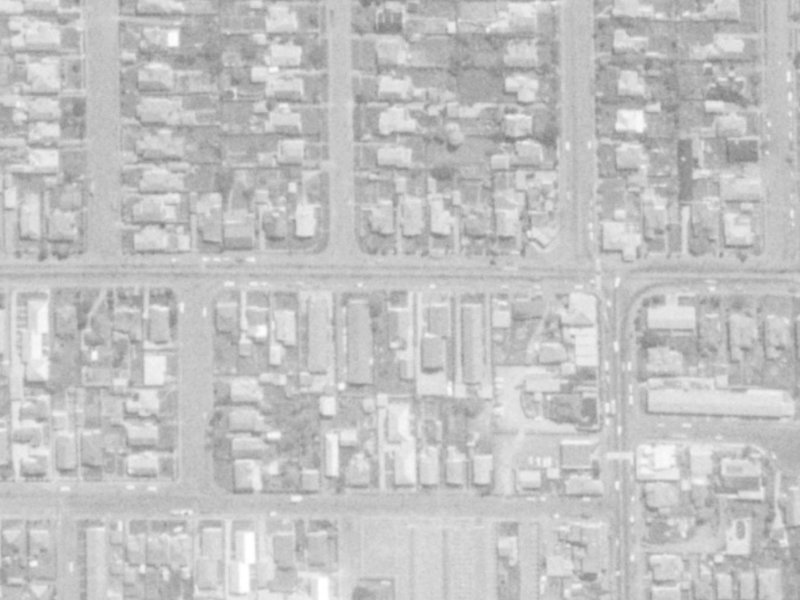 48 North Avon Road from the air, 1975-1979