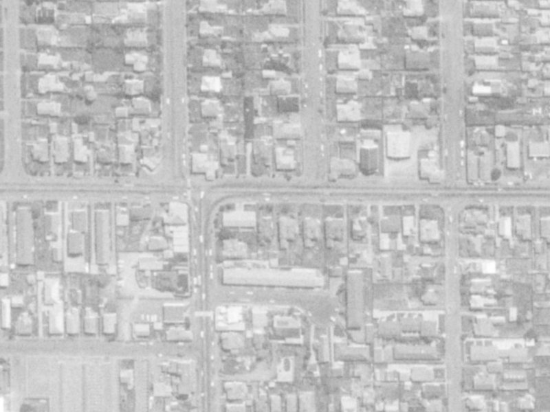 84 North Avon Road from the air, 1975-1979