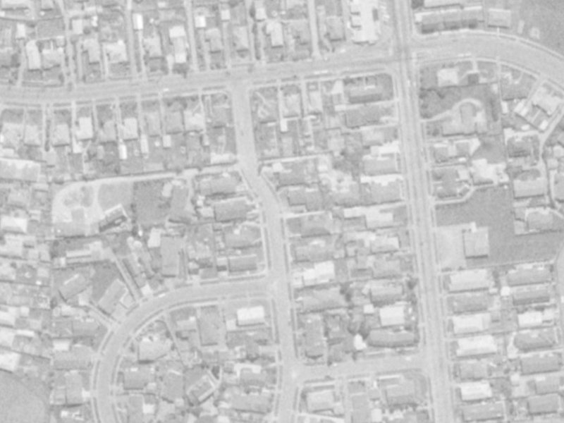 9 Lynfield Avenue from the air, 1975-1979
