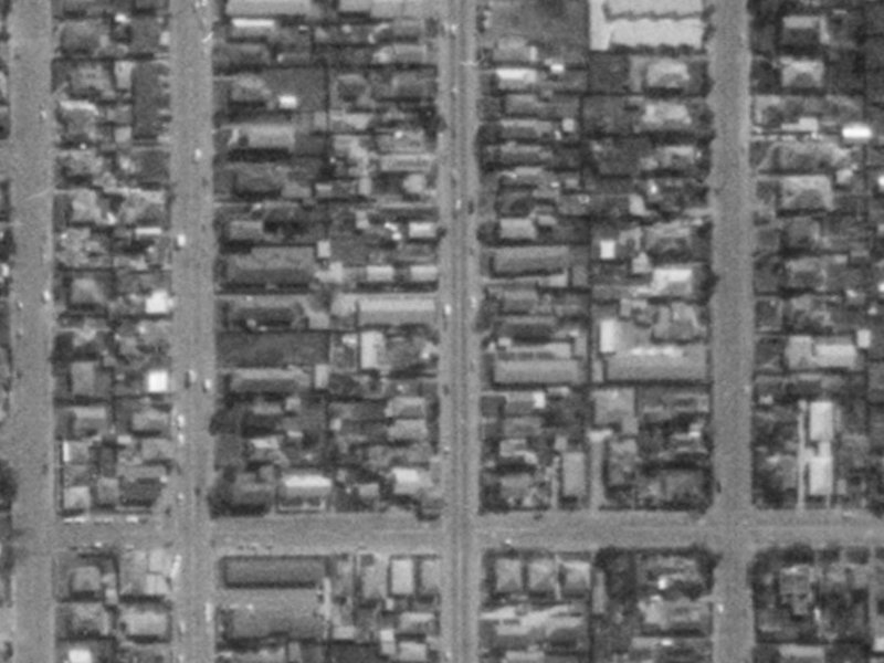 59 Sherborne Street from the air, 1975-1979