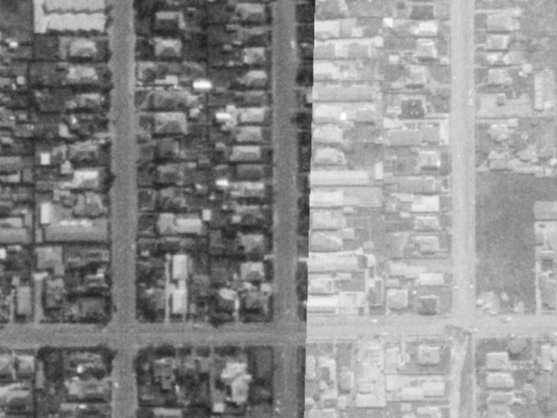 55 Bishop Street from the air, 1975-1979