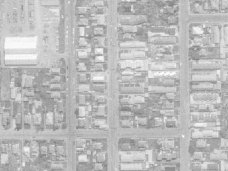 480 Barbadoes Street from the air, 1975-1979