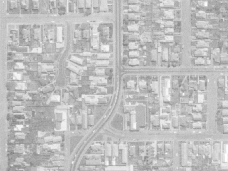 19B Hills Road from the air, 1975-1979