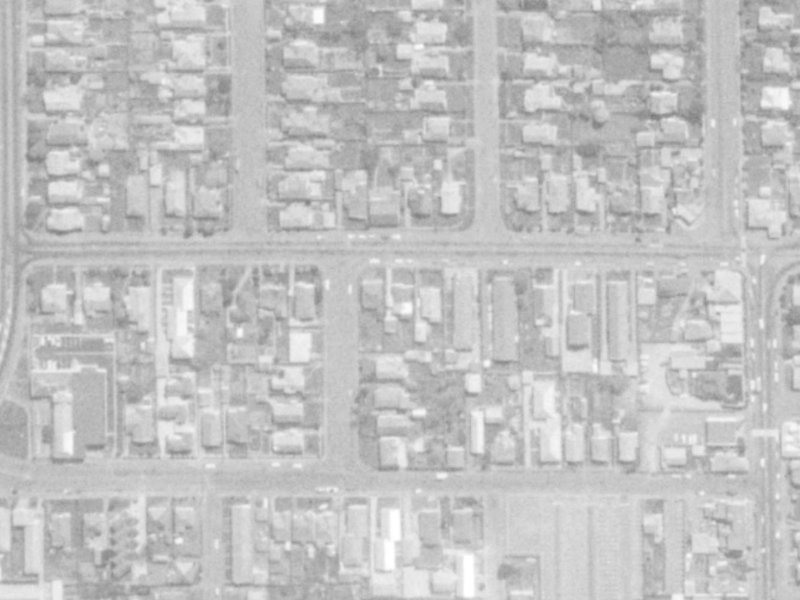 32 North Avon Road from the air, 1975-1979