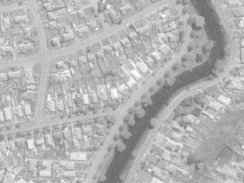 Dallington Terrace from the air, 1975-1979