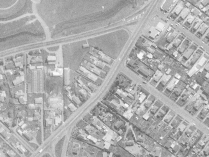 77 Wainoni Road from the air, 1975-1979