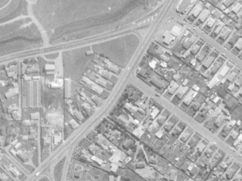 79 Wainoni Road from the air, 1975-1979