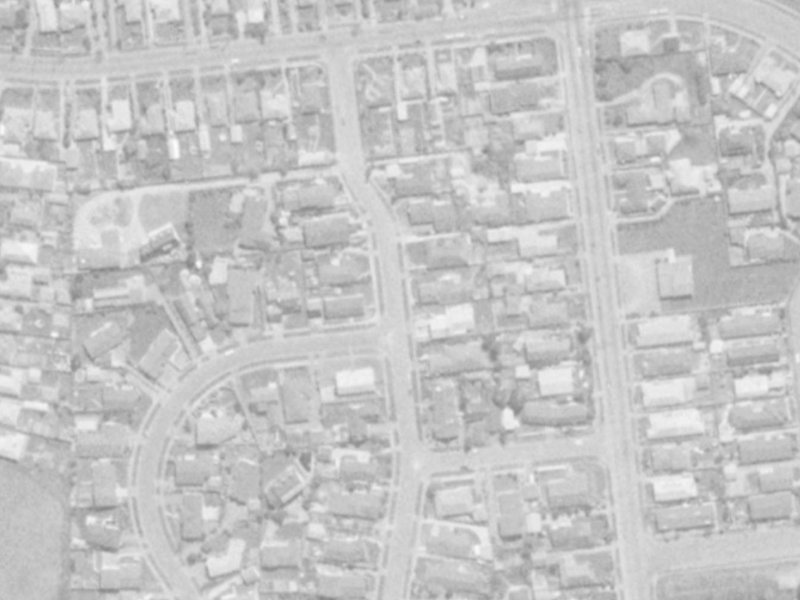 15 Lynfield Avenue from the air, 1975-1979