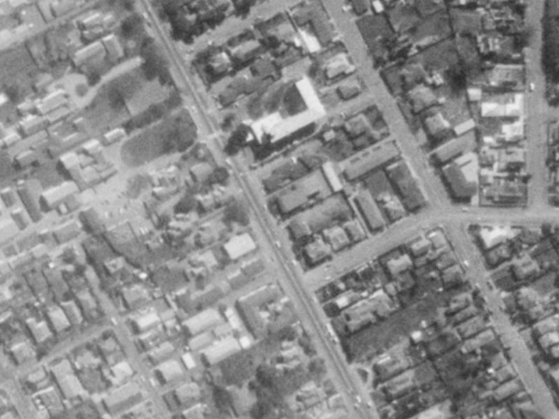 1/58 Papanui Road from the air, 1975-1979