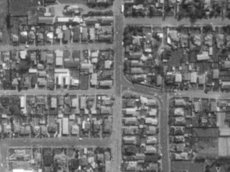 87 Clare Road from the air, 1975-1979