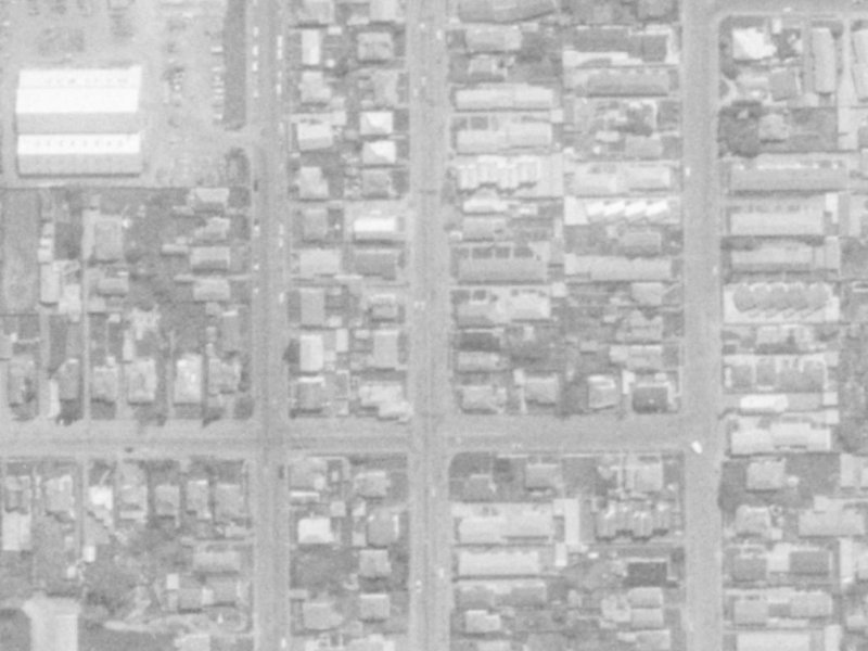 12 Delorean Drive from the air, 1975-1979