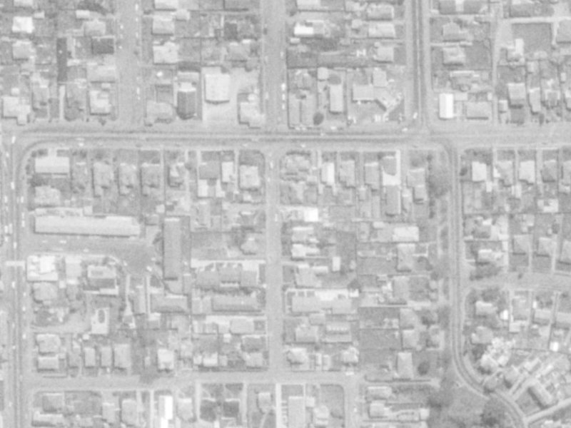 26 Tweed Street from the air, 1975-1979