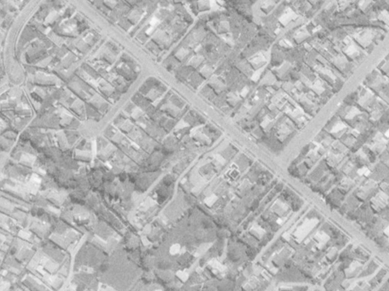 51 Hamilton Avenue from the air, 1975-1979