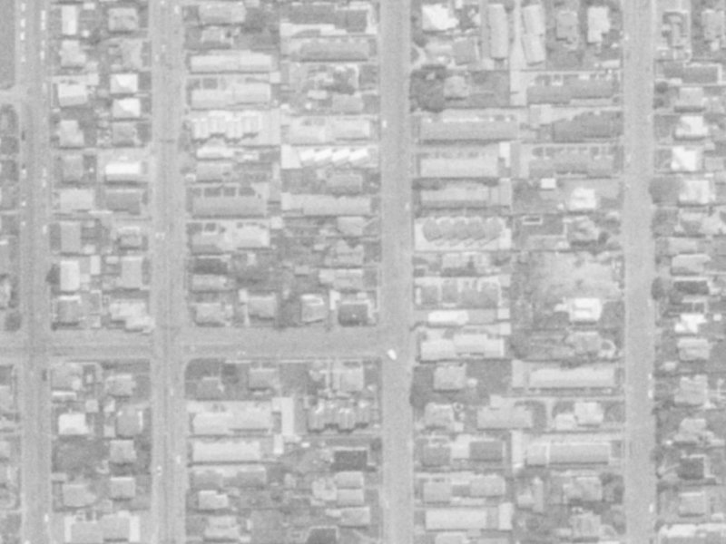 49 Geraldine Street from the air, 1975-1979