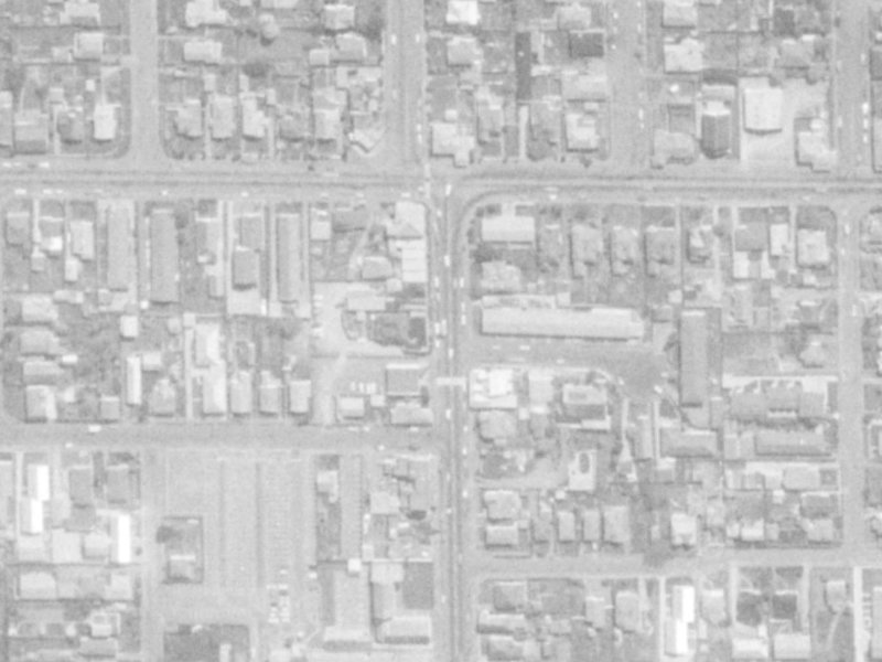 339 Stanmore Road from the air, 1975-1979