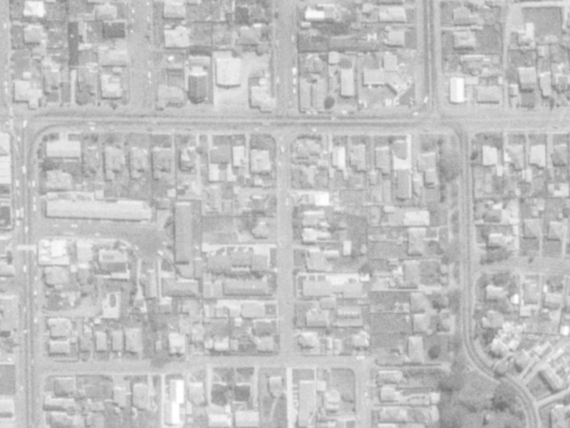 16-20 Tweed Street from the air, 1975-1979