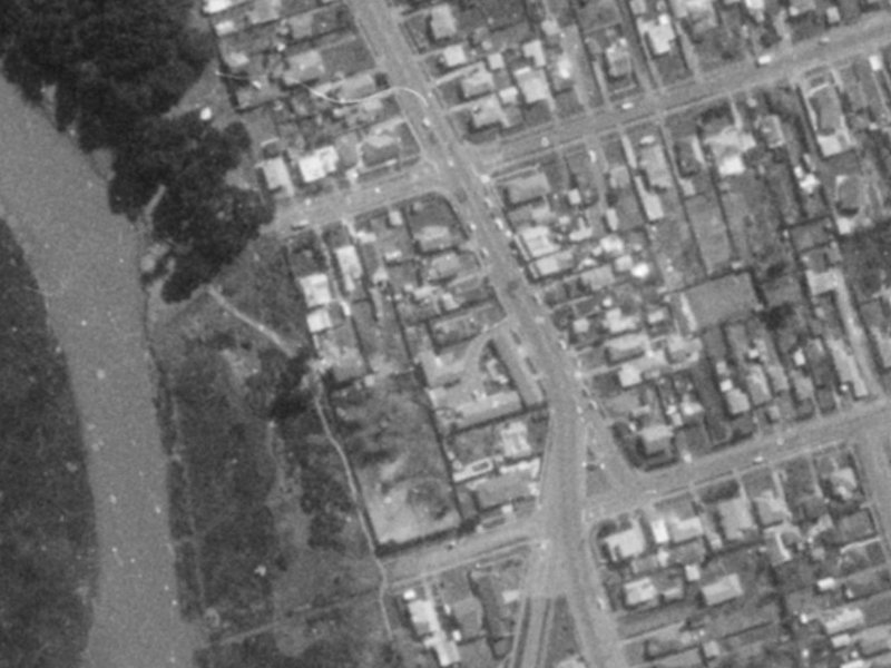 1-184 Union Street from the air, 1975-1979