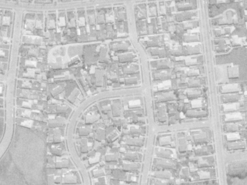 3 Rutherglen Avenue from the air, 1975-1979