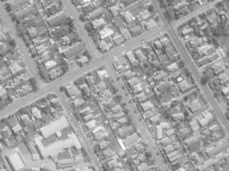 53 Clissold Street from the air, 1975-1979