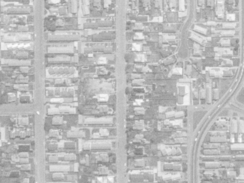 48A Champion Street from the air, 1975-1979