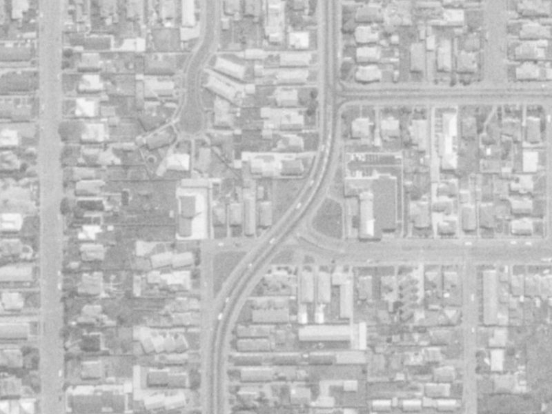 5 Hills Road from the air, 1975-1979