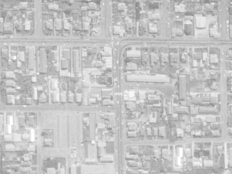 336 Stanmore Road from the air, 1975-1979