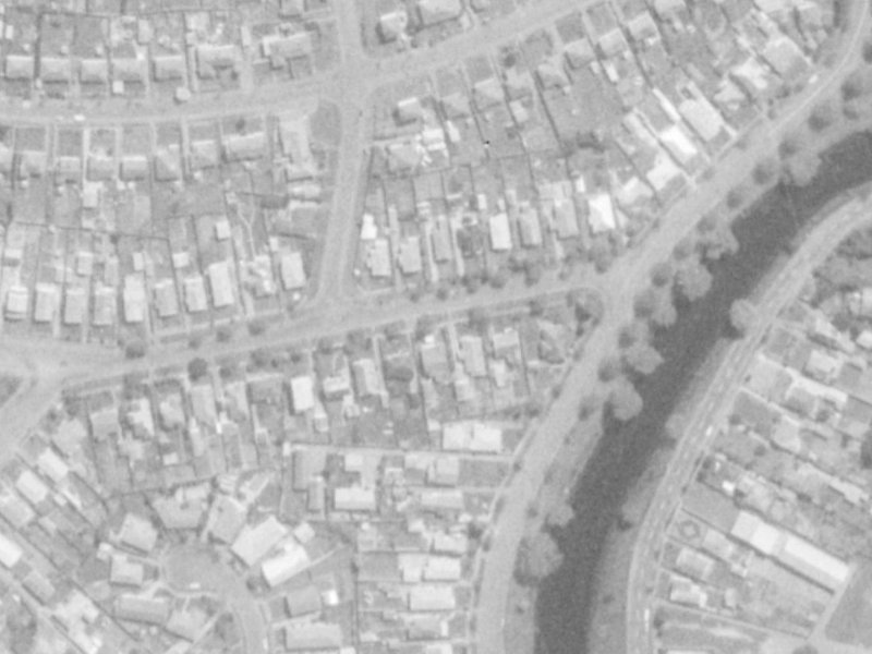 64 Morris Street from the air, 1975-1979