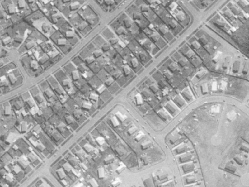 104 Rowses Road from the air, 1975-1979