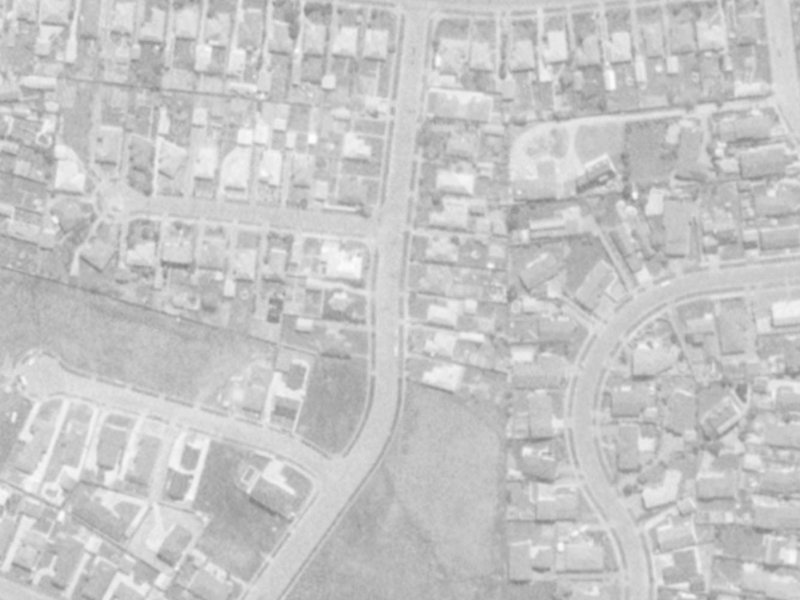 15 Solway Avenue from the air, 1975-1979