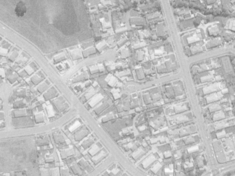 14 Moorpark Place from the air, 1975-1979