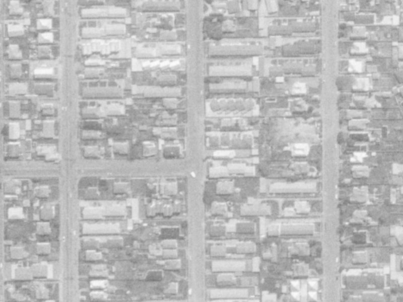 50 Geraldine Street from the air, 1975-1979