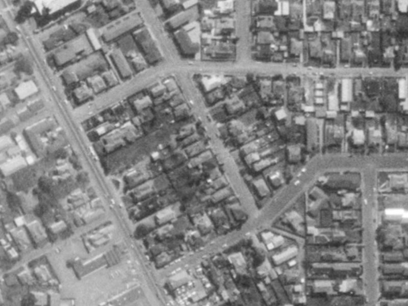 11E Onslow Street from the air, 1975-1979