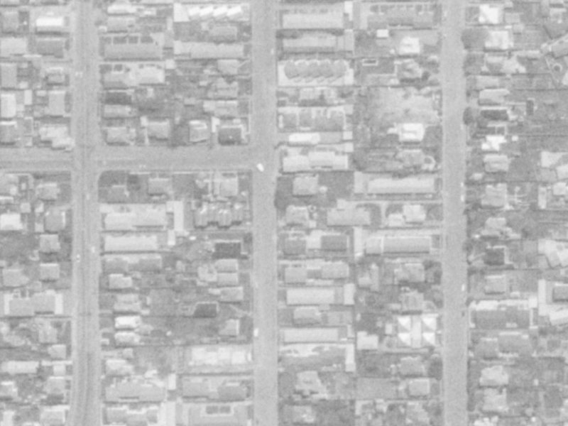 40 Geraldine Street from the air, 1975-1979