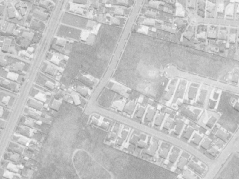 26 Westmont Street from the air, 1975-1979