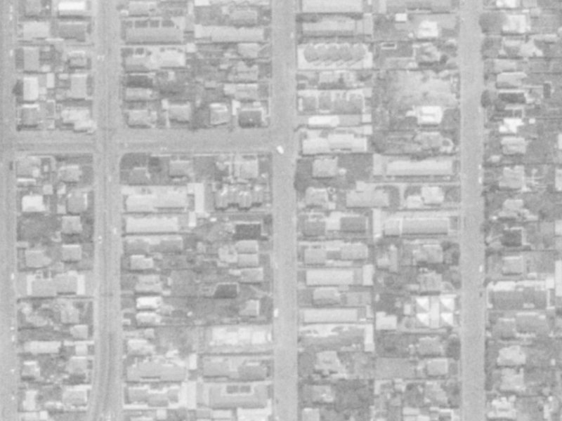 38 Geraldine Street from the air, 1975-1979