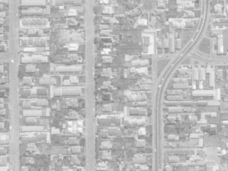 32D Champion Street from the air, 1975-1979