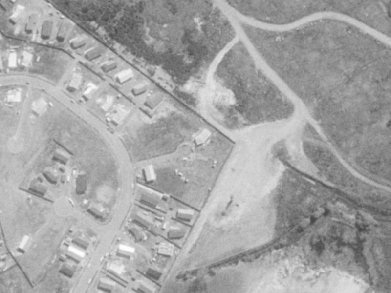 9 Cornet Lane from the air, 1975-1979