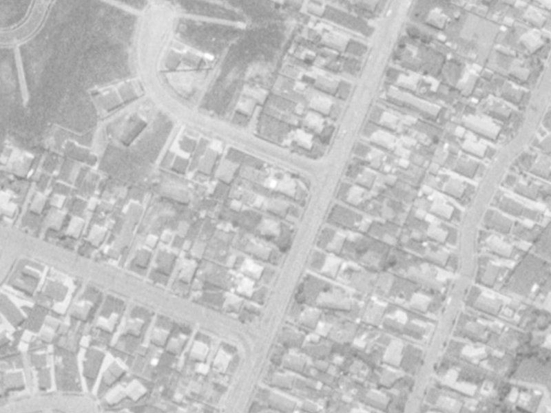 57 Cutts Road from the air, 1975-1979