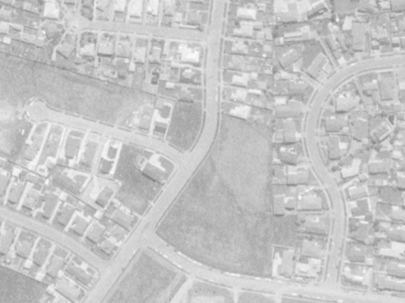 23 Solway Avenue from the air, 1975-1979
