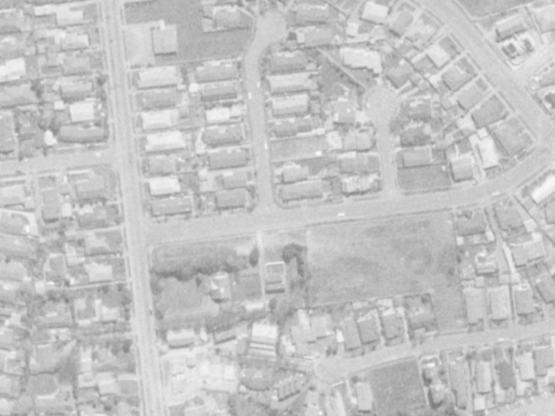 2 Ashfield Place from the air, 1975-1979