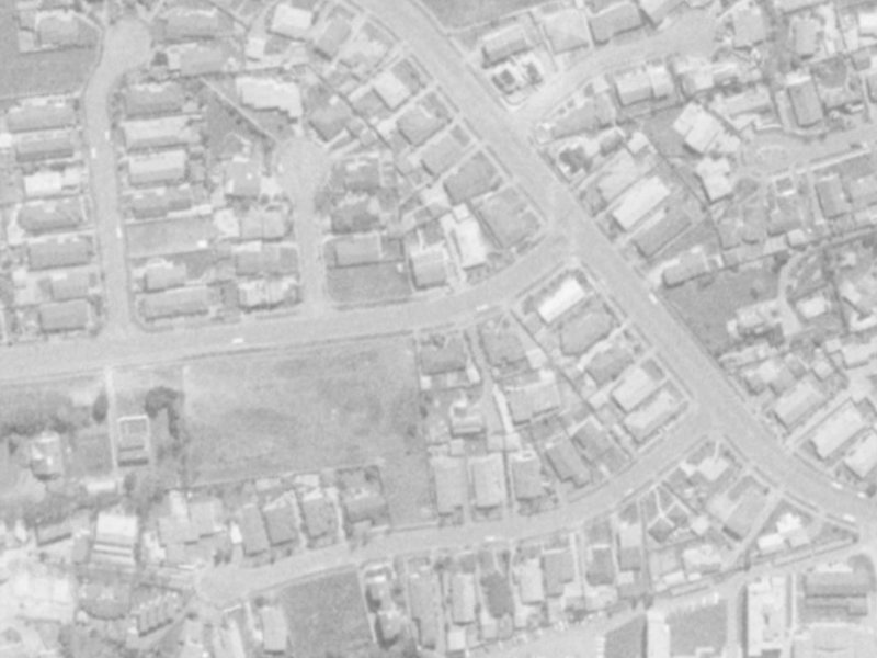 9 Wadeley Road from the air, 1975-1979
