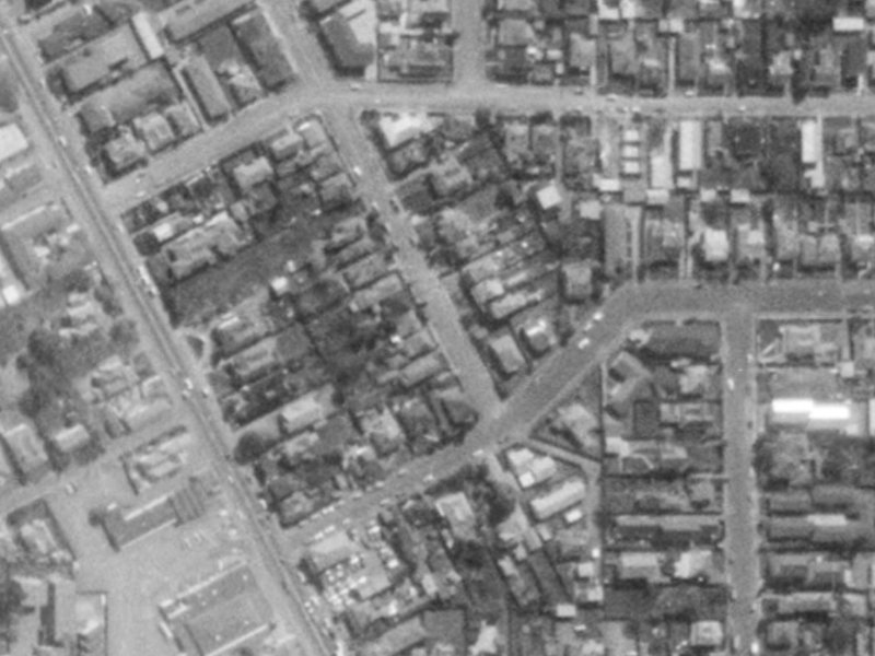 8 Onslow Street from the air, 1975-1979