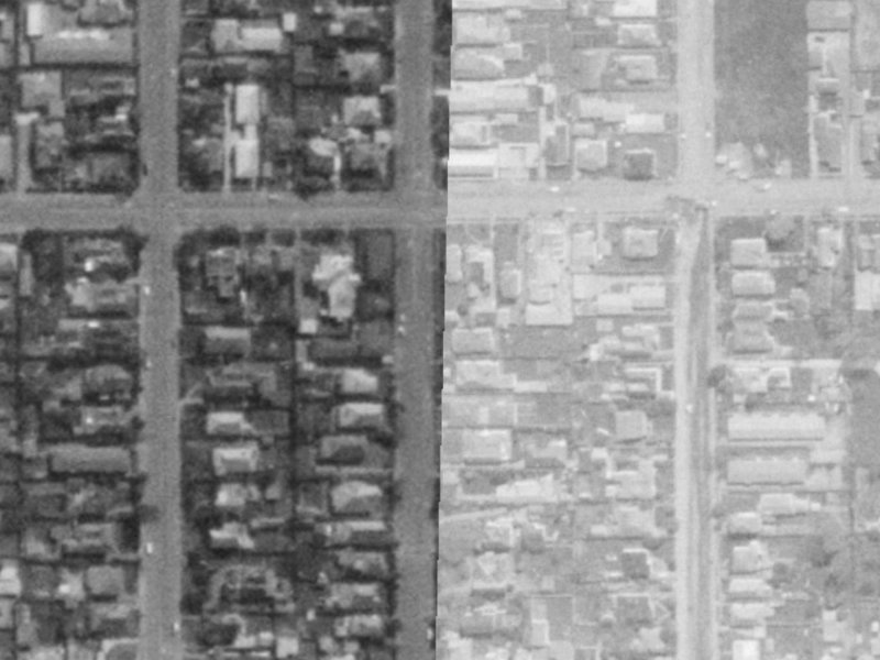 40 Bishop Street from the air, 1975-1979