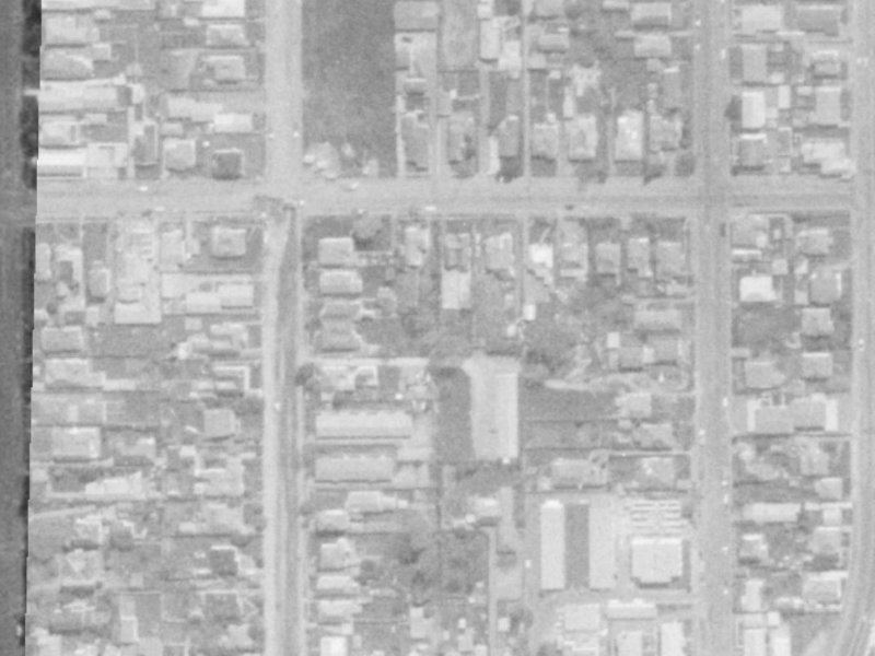 16 Tabard Street from the air, 1975-1979