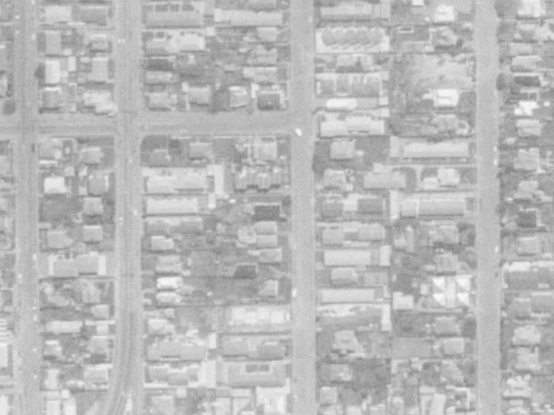33 Geraldine Street from the air, 1975-1979